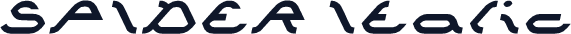 SPIDER Italic