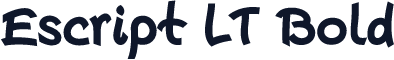 Escript LT Bold