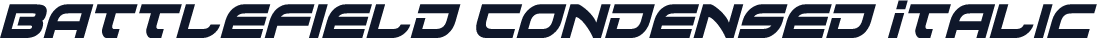 Battlefield Condensed Italic