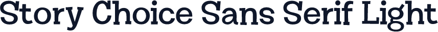 Story Choice Sans Serif Light