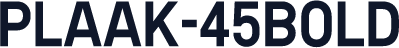 Plaak-45Bold