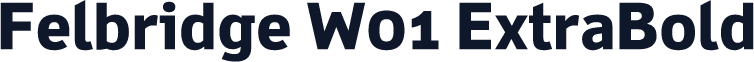 Felbridge W01 ExtraBold