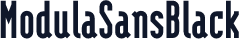 ModulaSansBlack