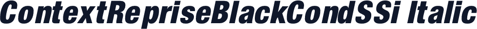ContextRepriseBlackCondSSi Italic