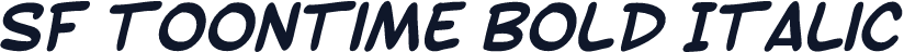 SF Toontime Bold Italic