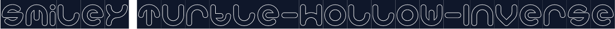 Smiley Turtle-Hollow-Inverse