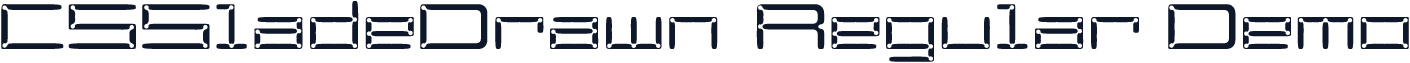 CSSladeDrawn-Regular Demo