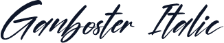 Ganboster Italic
