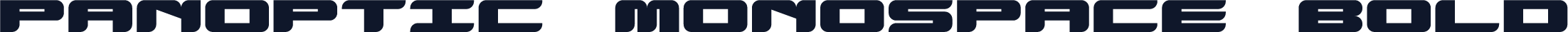 Panoptic Monospace Bold