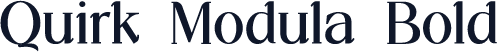 Quirk Modula Bold