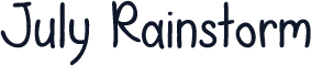 July Rainstorm
