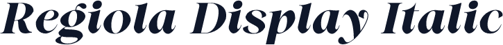 Regiola Display Italic