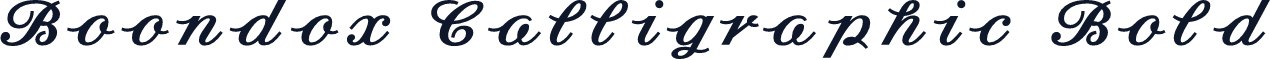 Boondox Calligraphic Bold