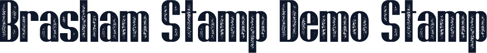 Brasham Stamp Demo Stamp