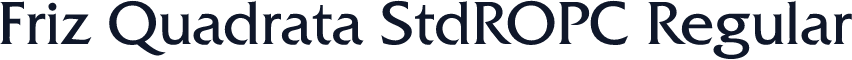 Friz Quadrata StdROPC Regular