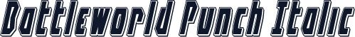 Battleworld Punch Italic