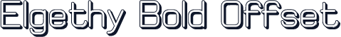 Elgethy Bold Offset