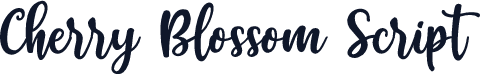 Cherry Blossom Script