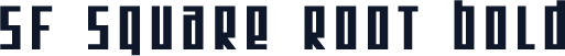 SF Square Root Bold