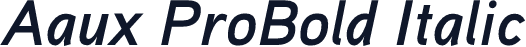 Aaux ProBold Italic
