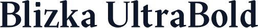 Blizka UltraBold