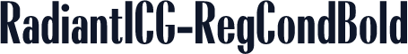RadiantICG-RegCondBold