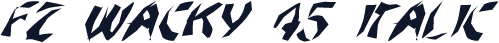 FZ WACKY 45 ITALIC
