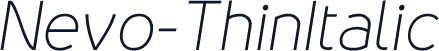 Nevo-ThinItalic