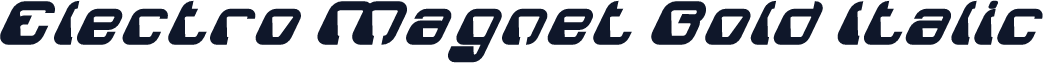 Electro Magnet Bold Italic