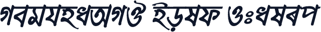 MeghnaAMJ Bold Italic
