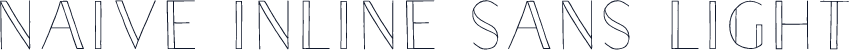 Naive Inline Sans Light