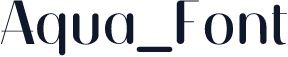 Aqua_Font