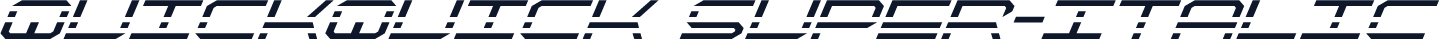 QuickQuick Super-Italic