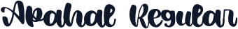 Apahal Regular