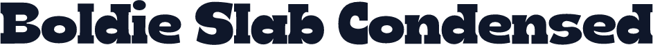 Boldie Slab Condensed