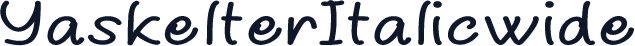 YaskelterItalicwide