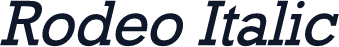 Rodeo Italic