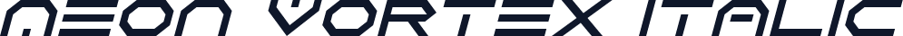 Neon Vortex Italic