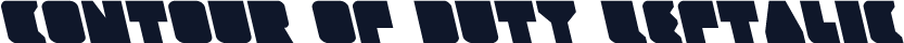 Contour of Duty Leftalic