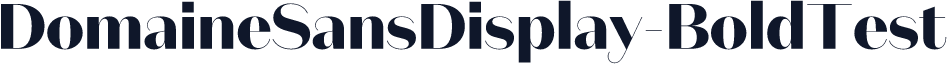 DomaineSansDisplay-BoldTest