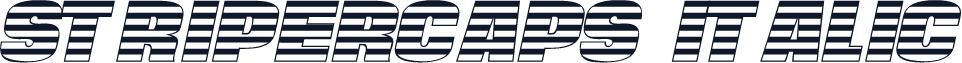 StriperCaps Italic