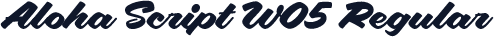 Aloha Script W05 Regular