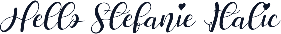 Hello Stefanie Italic