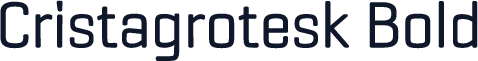 Cristagrotesk Bold