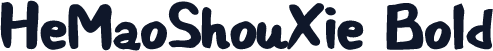 HeMaoShouXie Bold
