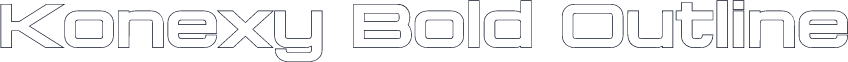 Konexy Bold Outline