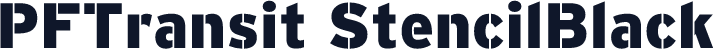 PFTransit StencilBlack
