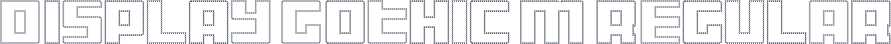 Display Gothic M Regular