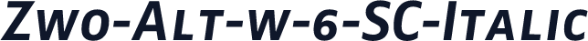 Zwo-Alt-w-6-SC-Italic