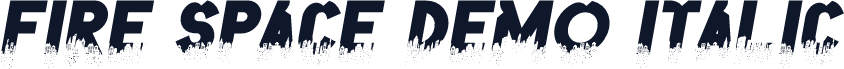 Fire Space Demo Italic